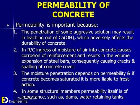 low permeability concrete|concrete permeability definition.